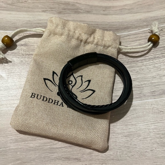 ⚜️🖤⚜️Buddha Stone | Leather bracelet - Unisex - Picture 14 of 14
